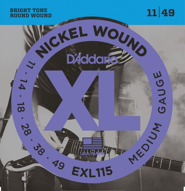 Hovedbilde D'addario EXL115 El-gitar Nickel Wound 011-049