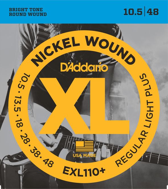 Hovedbilde D'addario EXL110+ El-gitar Nickel Wound 0105-048