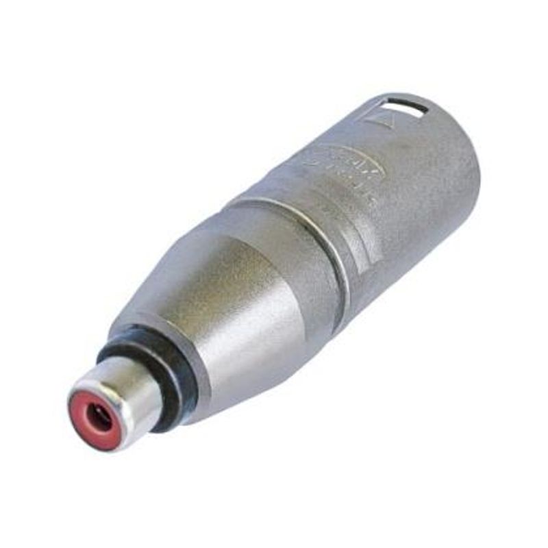 Neutrik NA2MPMF overgang XLRM-phonoF