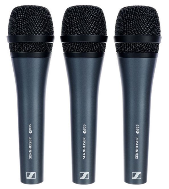 Hovedbilde Sennheiser e835 dynamisk vokalmikrofon, 3 Pack