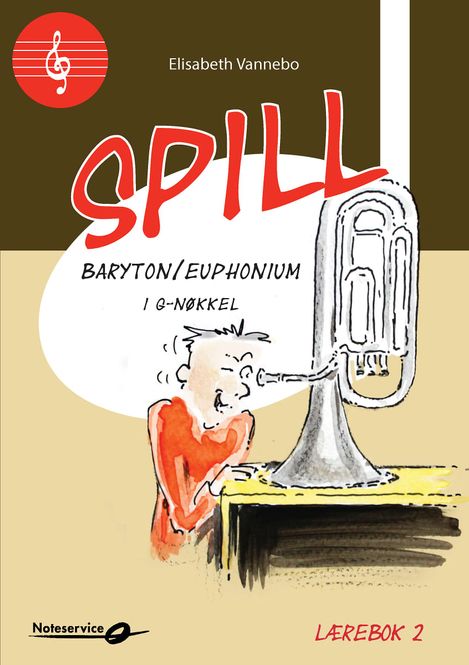 Hovedbilde Spill Baryton/Euphonium Lærebok 2 (G-nøkkel) - Vannebo