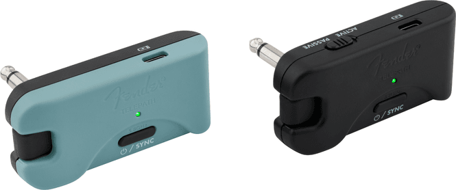 Hovedbilde Fender Telepath Trådløst System for Gitar og Bass, 5.8GHz, Mystic Ice Blue og Black