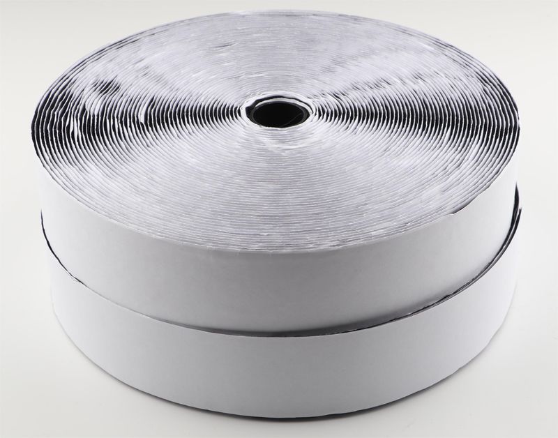 Kagu Borrelås m/tape 50mm x 25m, Sort