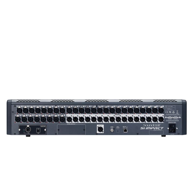 Soundcraft SI IMPACT, digitalmikser, 32 kanaler, Lexicon FX, MADI/USB kort