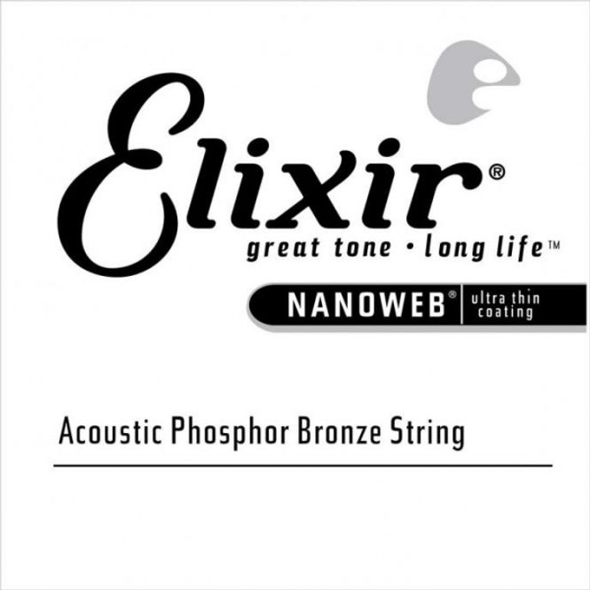 Hovedbilde ELIXIR Nanoweb Phosphor Bronse Single .045