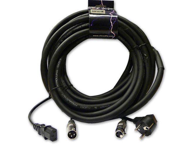 Hovedbilde SLX-audio PDMX30, Audio og Strømkabel, 10M