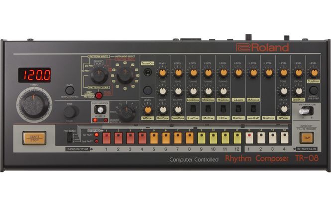 Hovedbilde Roland Boutique TR-08 Trommemaskin basert på TR-808