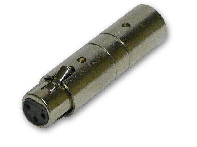 Hovedbilde SLX-audio CA301, Overgang fra XLR (F) til XLR (M)