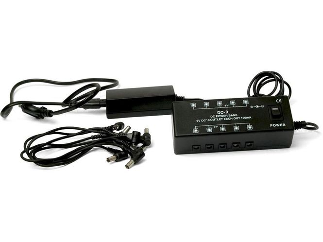 Hovedbilde Leem DC-9X Multi Strømadapter 10x 9V DC