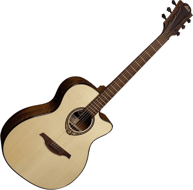 Hovedbilde Lag Guitars T318ACE Auditorium med Cut Away preamp - Natural