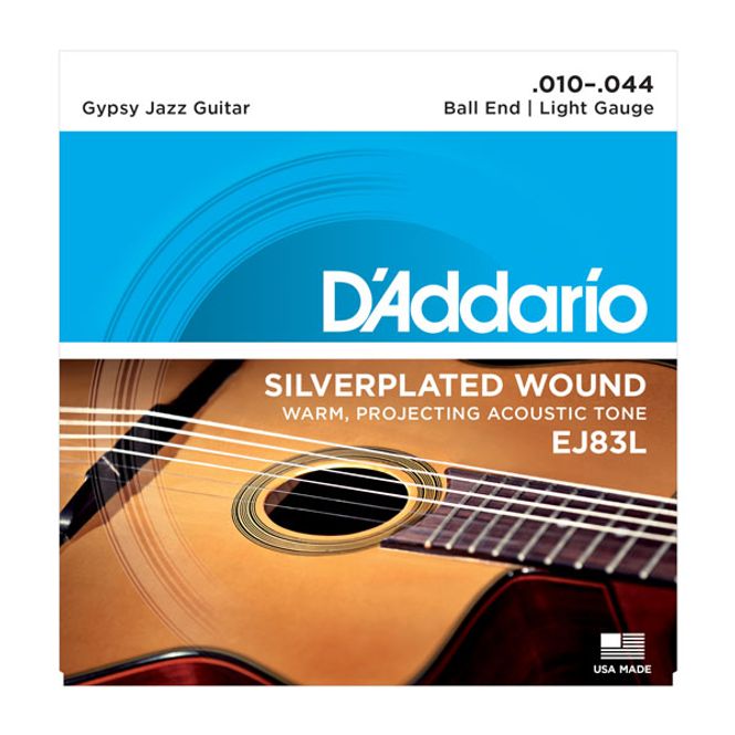 Hovedbilde D'addario EJ83L Ball End .010 - .044 Gypsy Jazz strings