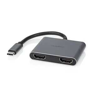 Hovedbilde Nedis USB Multi-Port Adapter - USB 3.2 Gen 1 | USB-C Hann - 2x HDMI