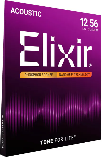 Hovedbilde Elixir 16077 Acoustic Phosphor Bronze NANOWEB 012-056