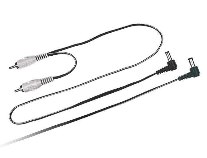 Hovedbilde Cioks Stack Flex type 4, adds two outlet's voltages, 50cm (white/green)
