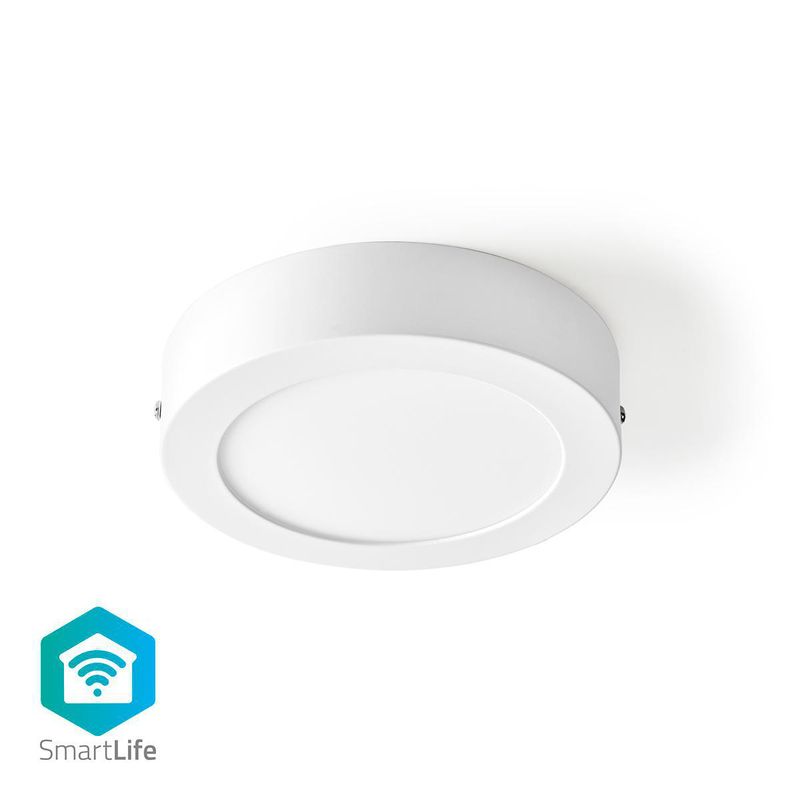 SmartLife Wi-Fi Rund Taklys 800lm / Kald Hvit / Varm Hvit - WIFILAW10WT