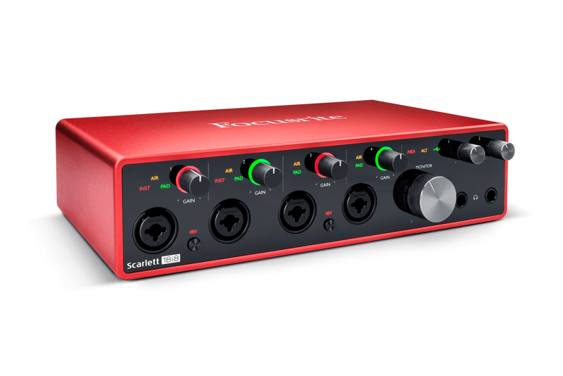 Focusrite Scarlett 18i8 Gen. 3, USB Lydkort