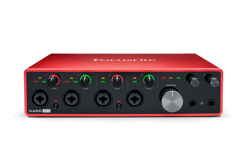 Focusrite Scarlett 18i8 Gen. 3, USB Lydkort