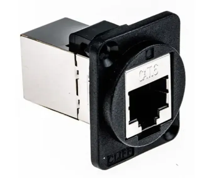 Hovedbilde RS PRO Cat6 RJ45 feedthrough chassiskontakt