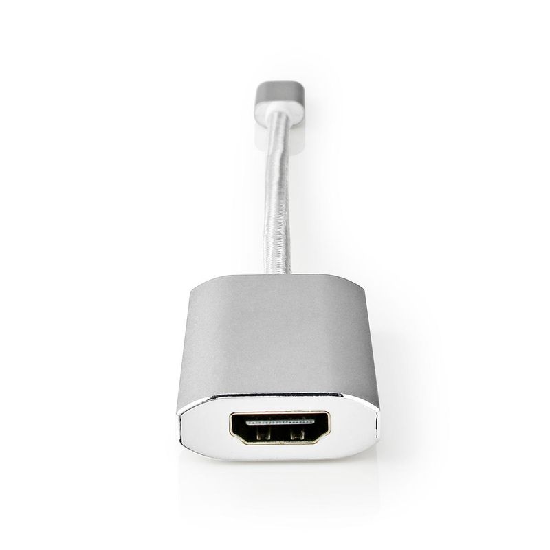 Nedis USB-adapter, USB-C Hann - HDMI Output, USB 3.2, 4K@60Hz, 0,2m
