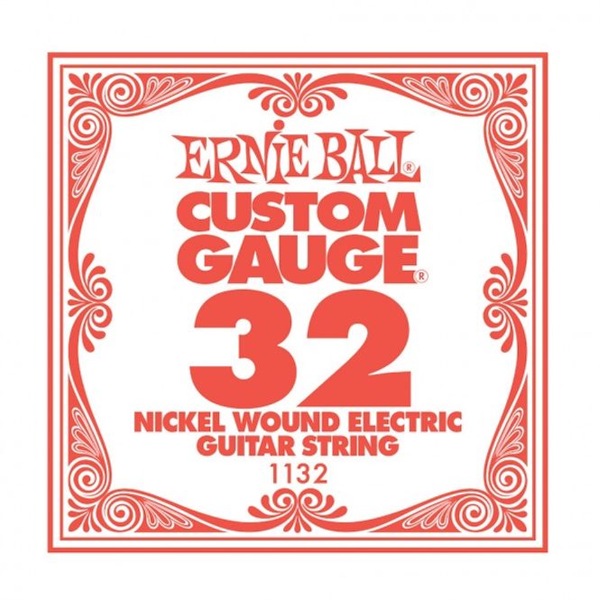 Hovedbilde Ernie Ball EB-1132, løs streng, wound, til el-gitar .032