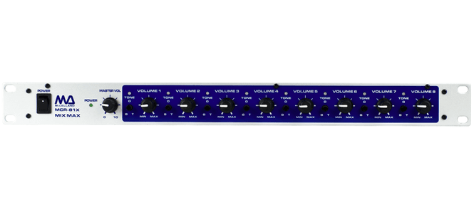 Hovedbilde McLelland MCR-81X Rackmikser 8 kanaler