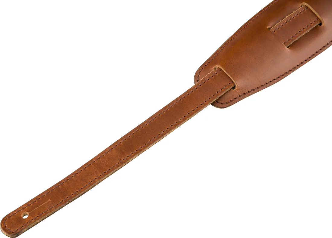 Fender Mustang Saddle Strap / Reim, Long, Cognac