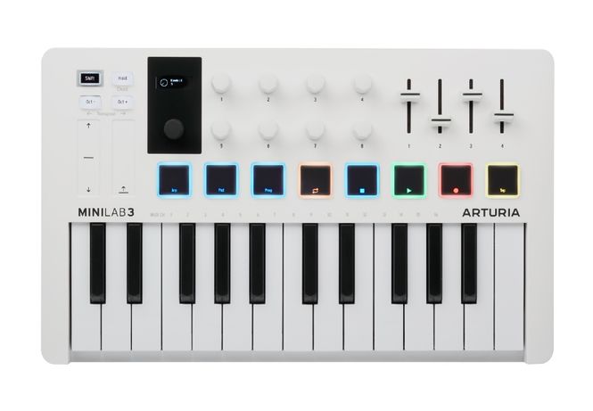 Hovedbilde ARTURIA Minilab-3-WH USB / MIDI Controller Keyboard, White