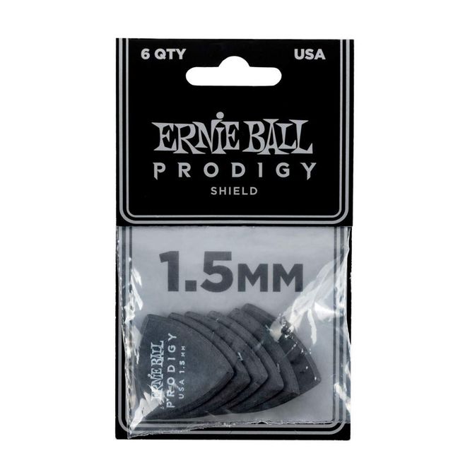 Hovedbilde Ernie Ball EB-9331 PRODIGY Plekter, Shield 1.5mm - 6 pack