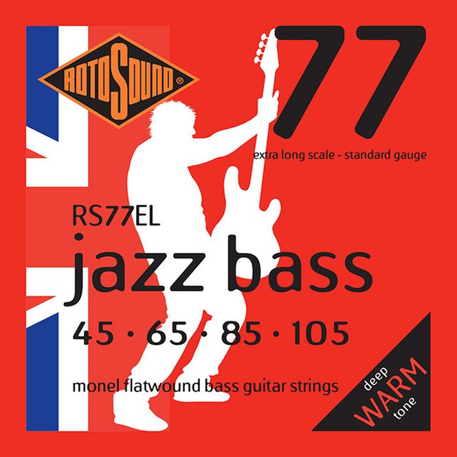 Hovedbilde Rotosound RS77EL Monel Flatwound Extra Long 50-110