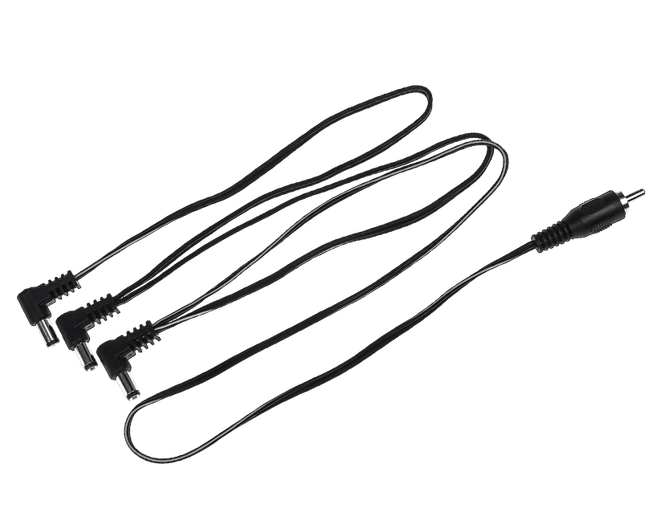 Hovedbilde Cioks 3-way daisy chain Flex type 1, 30+30+50cm (black)