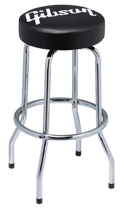 Hovedbilde Gibson GA-STOOL5 Premium Playing / Bar Stool, Standard Logo, Tall, Chrome