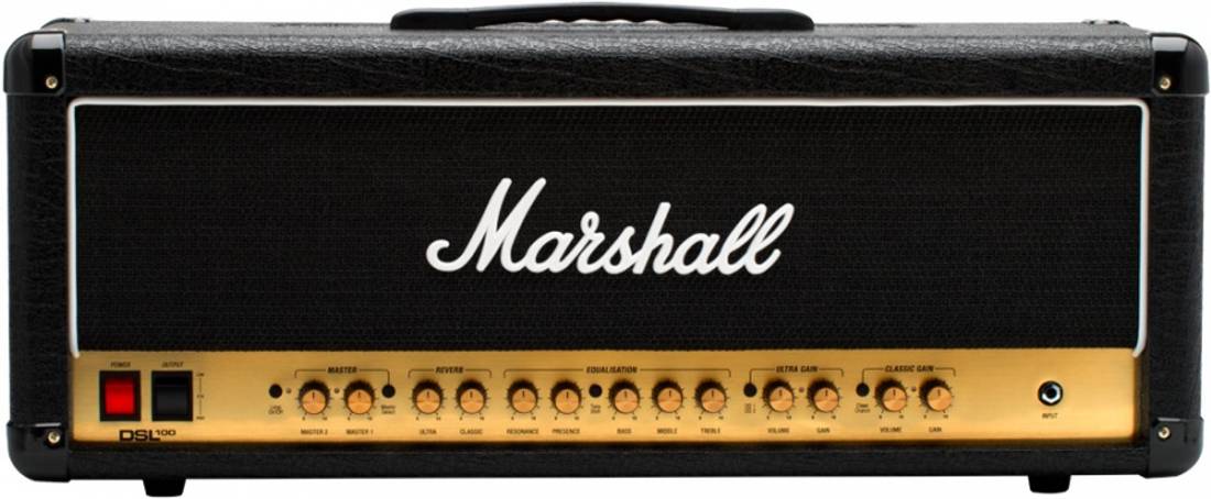 Marshall DSL100HR 100W Rørforsterkertopp med reverb