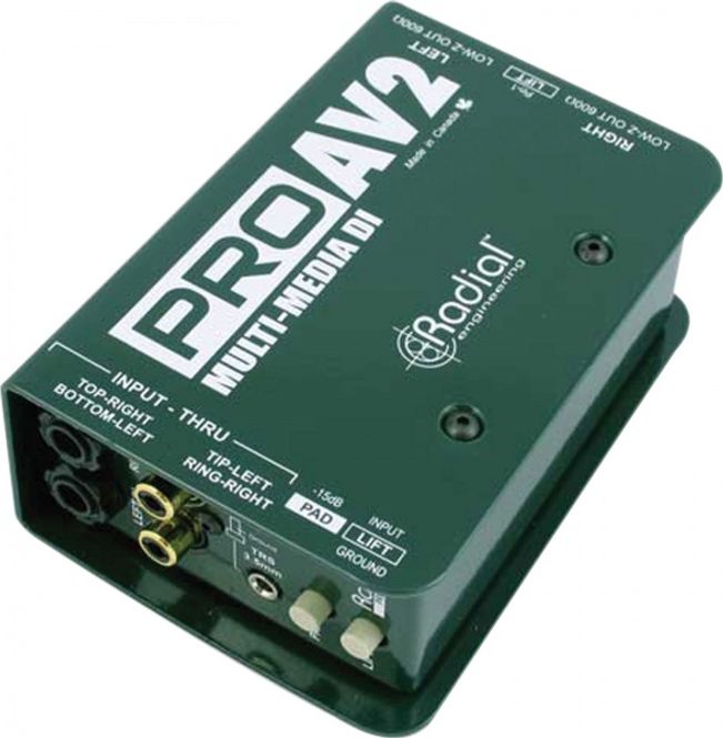 Hovedbilde Radial ProAV2 Stereo Multimedia DI, Direct Box, Passiv