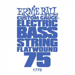Hovedbilde Ernie Ball EB-1775, flatwound .075, l&oslash;s streng