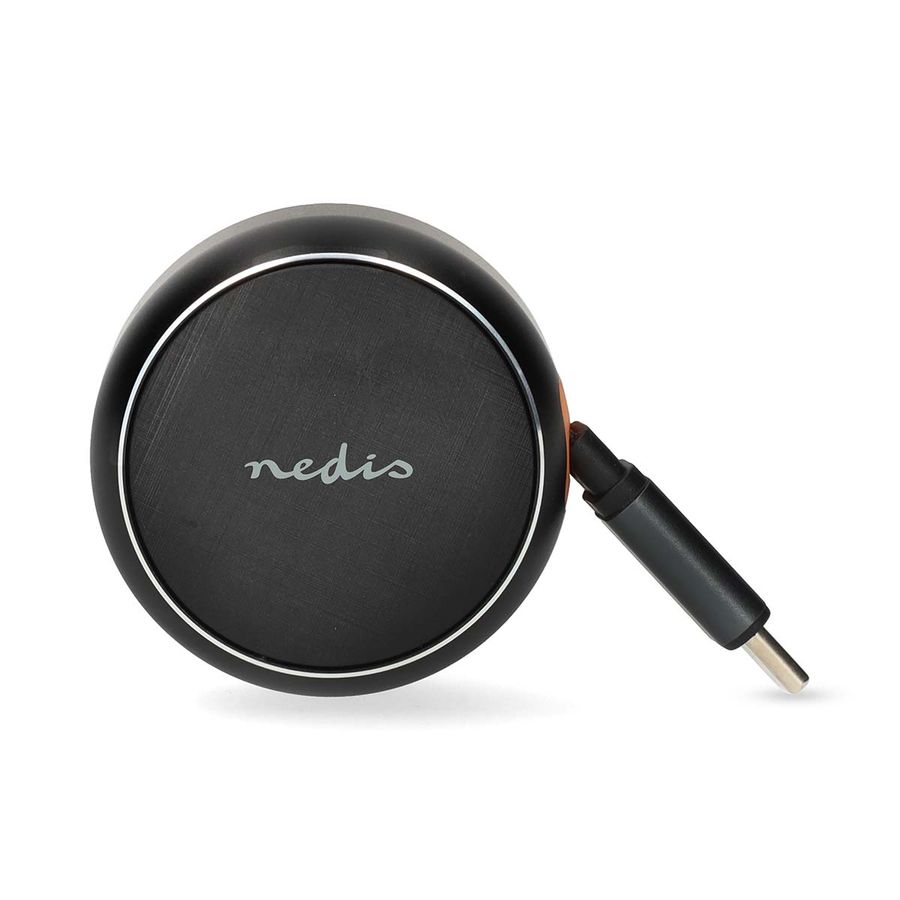 Nedis Billader 30W, 3.0A, Uttrekkbar USB-C-kabel, 0.70m