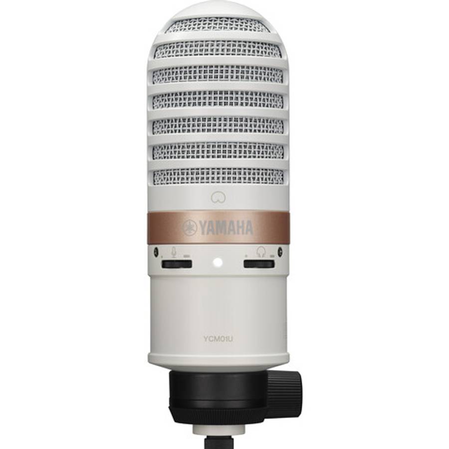 Yamaha YCM01U USB Condenser Microphone for Streaming, White