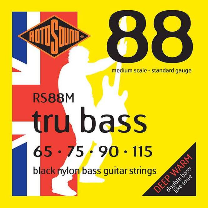 Hovedbilde Rotosound RS88M Black Nylon Medium 65-115