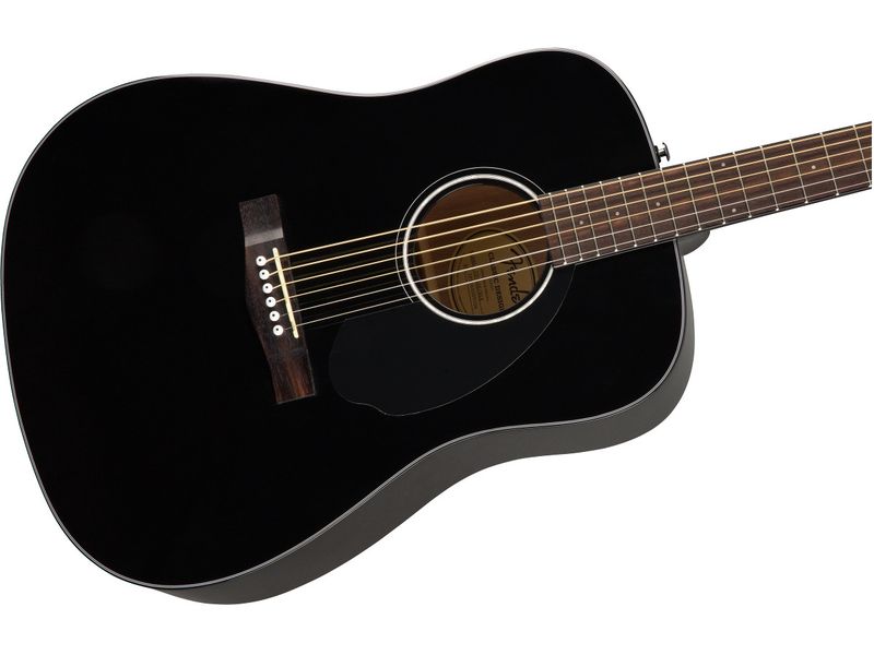 Fender CD-60S Dreadnought, Walnut Fingerboard, Black