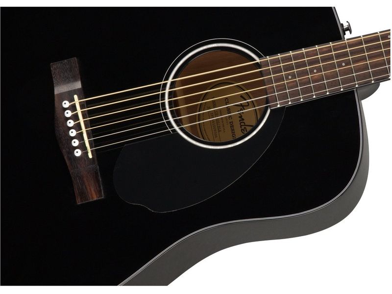 Fender CD-60S Dreadnought, Walnut Fingerboard, Black