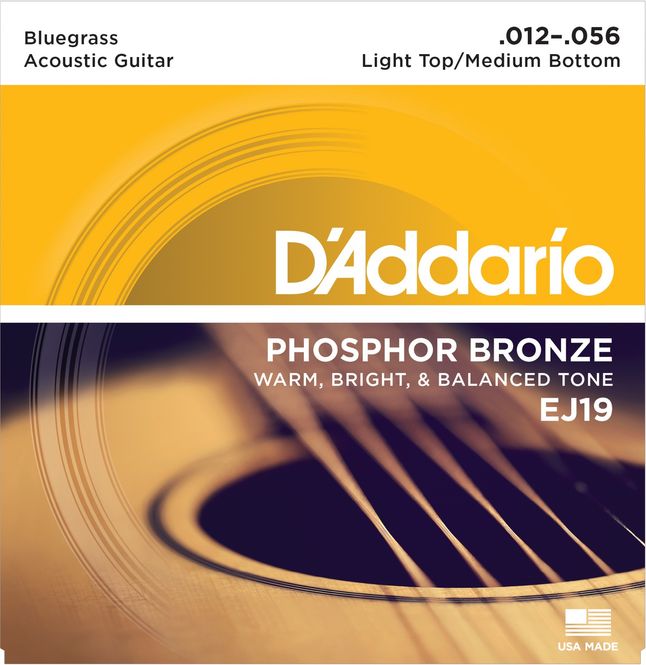 Hovedbilde D'addario EJ19 Western Phosphor Bronze 012-056