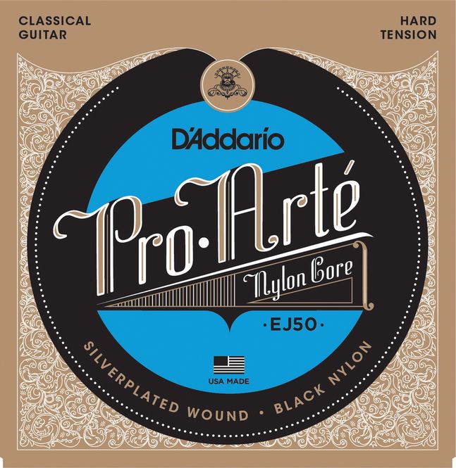 Hovedbilde D'addario EJ50 Classic Pro Arté Silver/Black Hard