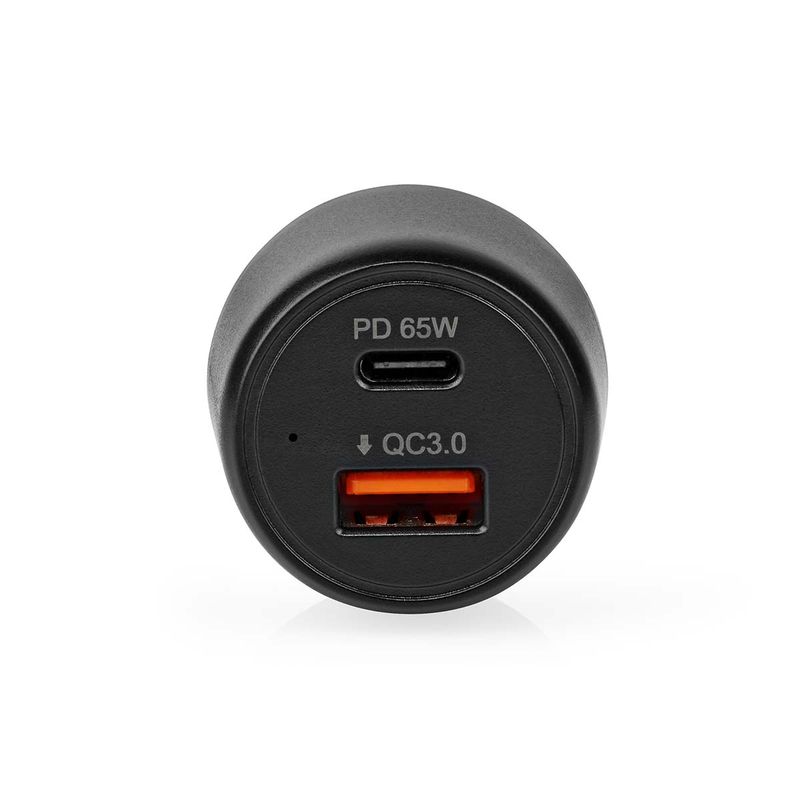 Nedis Billader 65W, 3.25A, USB-A / USB-C, Fast Charge, PD (Power Delivery) 65W, Smart IC-teknologi