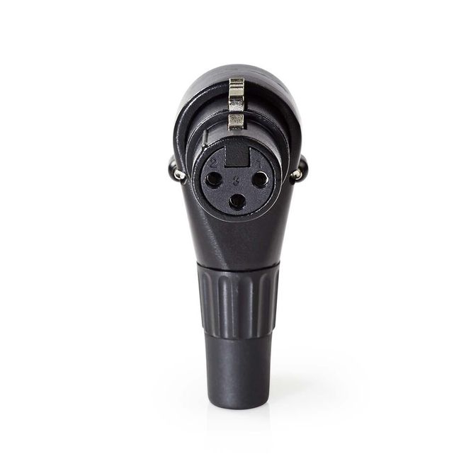 Hovedbilde Nedis XLR Vinklet Hun 3-pin plugg