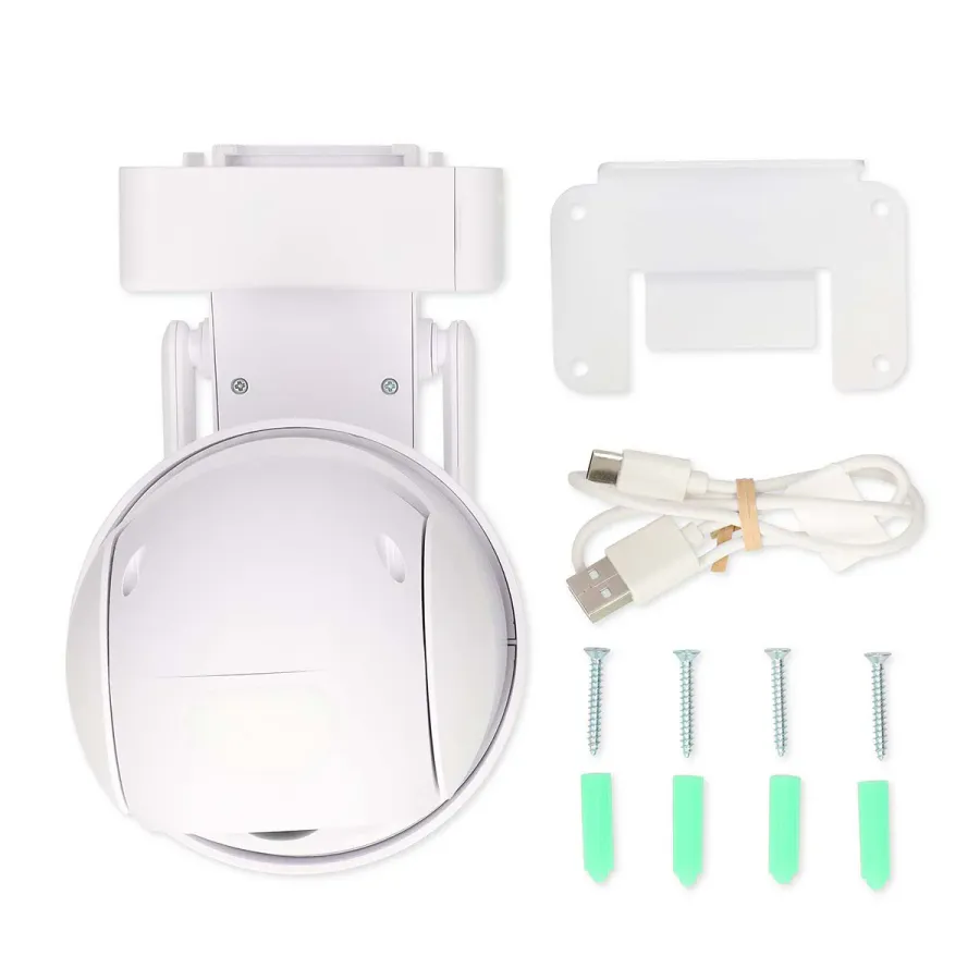 SmartLife Wi-Fi Utendørs kamera, Full HD 1080p, IP65, Batteri, Nattsyn