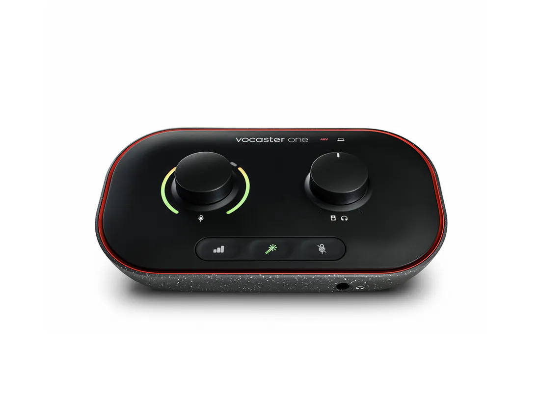 Focusrite Vocaster One, USB lydkort for podcast, 1 x mik input