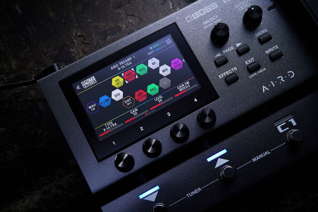 Boss GX-10 Gitar/Bass Effekt Prosessor