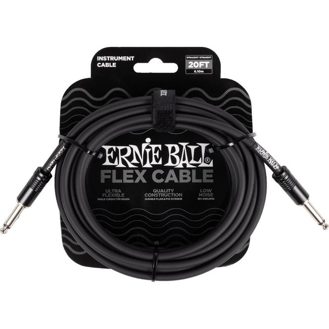 Hovedbilde Ernie Ball 6435 FLEX instrumentkabel 6m - Black