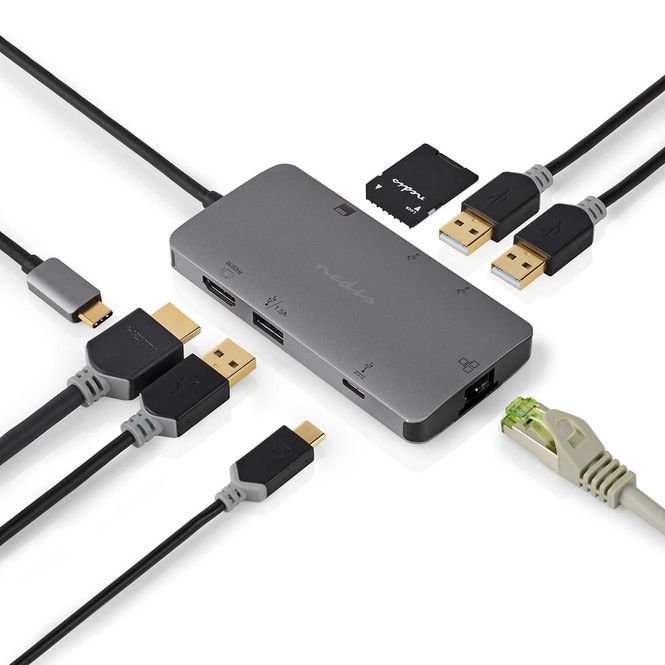 Hovedbilde Nedis USB 7-i-1 USB 3.2 Multi-Port Adapter