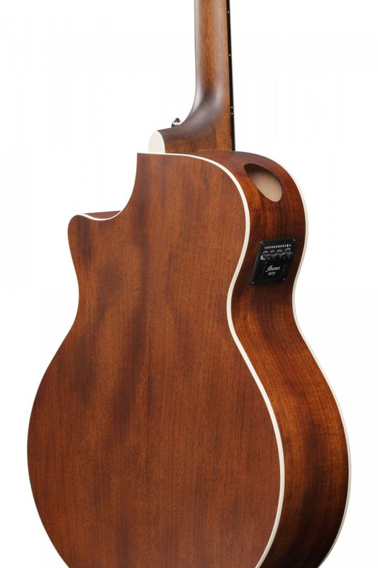 Ibanez AE140-WKH Western Gitar m/ AEQ-TP2 preamp, Weathered Black Open Pore