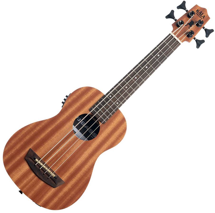 Kala UBass-WNDR-FS Mahogany Wanderer U-Bass, Fretted w/Bag
